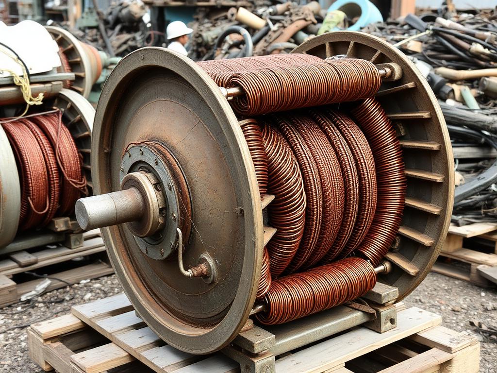 Copper core and coil — Core and Coil scrap ready for recycling