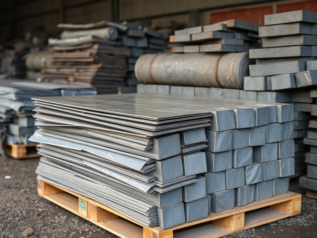 Clean lead — Lead scrap ready for recycling