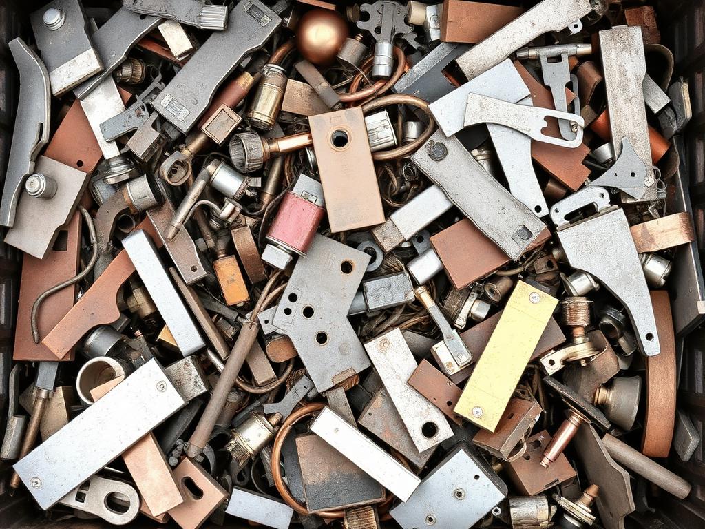 Light non-ferrous mix — Mixed Metal scrap ready for recycling
