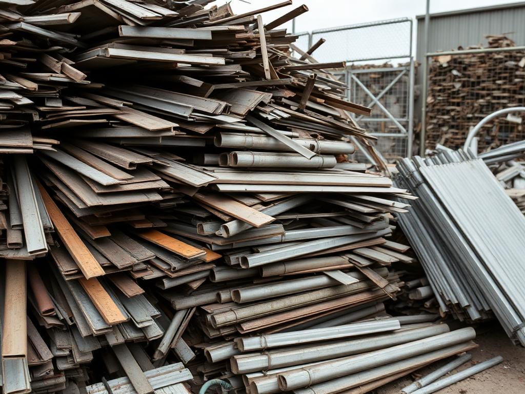 Light gauge steel — Steel scrap ready for recycling